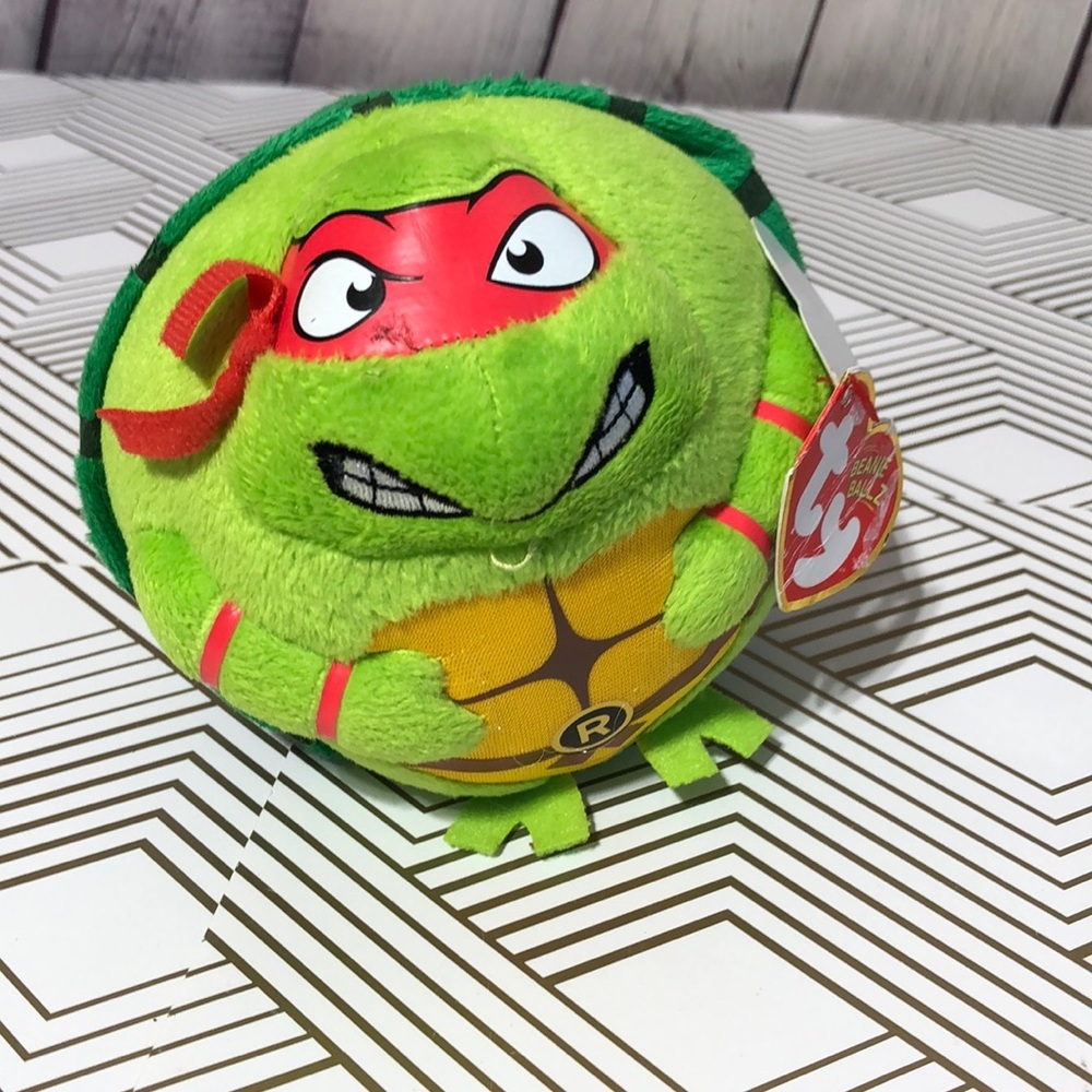 TY ninja turtles beanie ballz collection